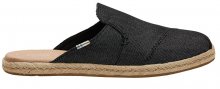 TOMS Dámské pantofle Black Heavy Denim Nova 36
