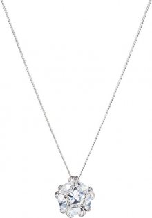 Preciosa Stříbrný náhrdelník s třpytivým přívěskem Fine 5063 00