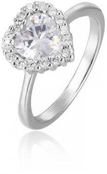 Beneto Stříbrný prsten s krystaly AGG207 50 mm