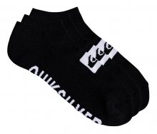 Quiksilver Set ponožek 3 Ankle Pack Black EQYAA03667-KVJ0 40-45