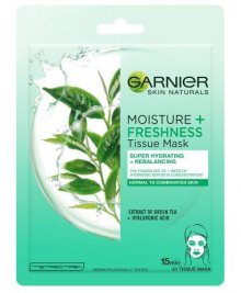 Garnier Moisture   Freshness superhydratační čistící textilní maska 32 g