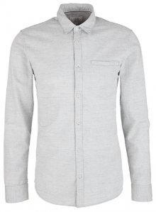 Q/S designed by Pánská košile 44.899.21.8207.94W0 Light Grey Melange S