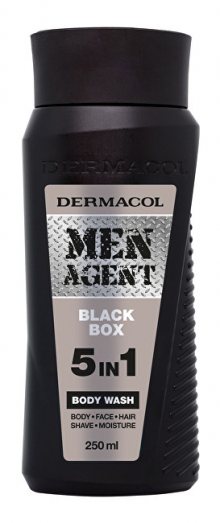 Dermacol Sprchový gel pro muže 5v1 Black Box Men Agent (Body Wash) 250 ml