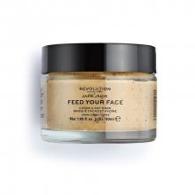 Revolution Vyhlazující a hydratační maska na obličej s vůní kakaového másla a ovesných vloček x Jake Jamie (Cocoa & Oat Moisturising Face Mask) 50 ml