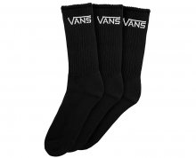 VANS Balení 3ks ponožek Classic Crew Black VN000XSEBLK1 42,5-47