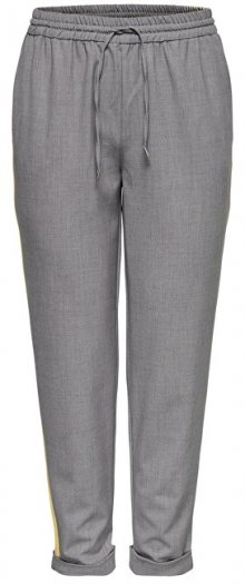 ONLY Dámské kalhoty Roma Panel Pants Tlr Light Grey 36