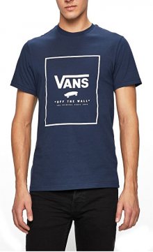 VANS Pánské triko Print Box Dress Blues/White VN0A312S5S21 M