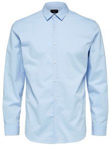 SELECTED HOMME Pánská košile Slimpreston-Clean Shirt Ls B Noos Light Blue S