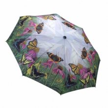 Blooming Brollies Dámský skládací plně automatický deštník The Butterfly Mountain GBFBM