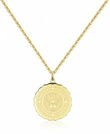 S`Agapõ Ocelový náhrdelník Protect Coin SKY04