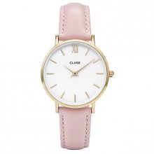 Cluse Minuit Gold White/Pink CL30020