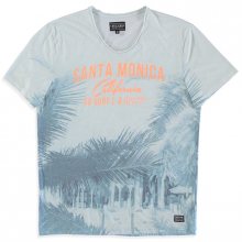 Cars Jeans Pánské triko Santa Monica 4135720 Offwhite S