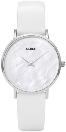 Cluse Minuit La Perle Silver White Pearl/White CL30060