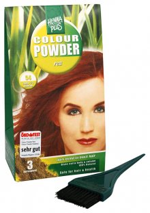 HennaPlus Přírodní prášková barva (Colour Powder) 56 Kaštanová