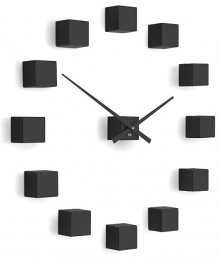Future Time Nalepovací hodiny Cubic Black FT3000BK