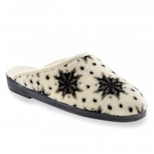 Blancheporte Pantofle \"Vločky\" černá 36