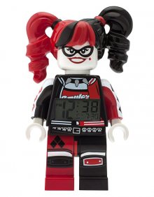 Lego Batman Movie Harley Quinn - hodiny s budíkem