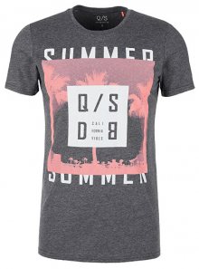 Q/S designed by Pánské triko 40.906.32.5346.9897 Black Grey S