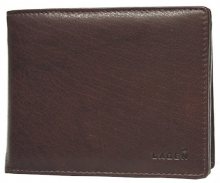 Lagen Pánská hnědá kožená peněženka Brown V-3