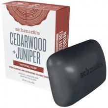 Schmidt´s Tuhé mýdlo Cedar Wood + Juniper (Natural Soap) 142 g