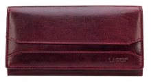 Lagen Dámská vínová kožená peněženka Wine Red W-2025/T