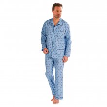 Blancheporte Klasické pyžamo s potiskem modrá 87/96 (M)