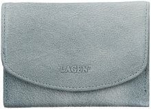 Lagen Dámská kožená peněženka LG-2522 Ocean Blue