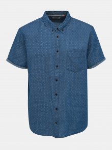 Modrá džínová puntíkovaná košile Blend