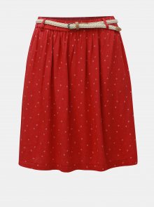 Červená vzorovaná sukně Ragwear Mare