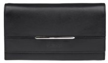 Lagen Dámská černá kožená peněženka Black 9530