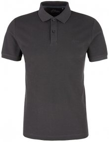 s.Oliver Pánské polo triko 03.899.35.4586.9827 Ebony S