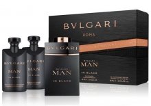 Bvlgari Man In Black - EDP 60 ml + sprchový gel 40 ml + balzám po holení 40 ml