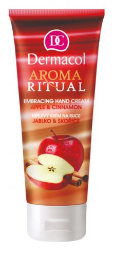 Dermacol Hřejivý krém na ruce jablko a skořice Aroma ritual 100 ml