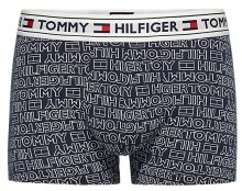 Tommy Hilfiger Pánské boxerky Authentic Cotton Trunk Repeat Logo UM0UM00504-416 Navy Blazer M