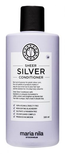 Maria Nila Hydratační kondicionér neutralizující žluté tóny vlasů Sheer Silver (Conditioner) 100 ml
