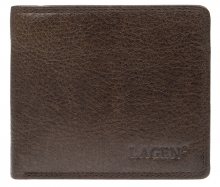 Lagen Pánská kožená peněženka 1154 Dark brown