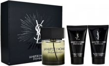 Yves Saint Laurent La Nuit De L` Homme - EDT 100 ml + sprchový gel 50 ml + balzám po holení 50 ml