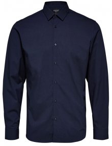 SELECTED HOMME Pánská košile Slimpreston-Clean Shirt Ls B Noos Navy Blazer S