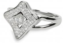 Silver Cat Stříbrný prsten s krystaly SC067 58 mm