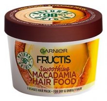 Garnier Vyhlazující maska na nepoddajné vlasy Fructis (Macadamia Hair Food) 390 ml