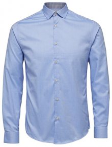 SELECTED HOMME Pánská košile SlimNew-Mark Shirt Ls B Noos Light Blue S