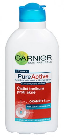 Garnier Zmatňující tonikum proti pupínkům PureActive 200 ml