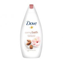 Dove Krémová pěna do koupele s mandlovým krémem a ibiškem (Caring Bath) 500 ml