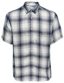 ONLY&SONS Pánská košile Samy Ss Reg Viscose Check Shirt Majolica Blue S