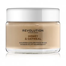 Revolution Rozjasňující pleťová maska Skincare Honey & Oatmeal (Nourish & Glow Face Mask) 50 ml
