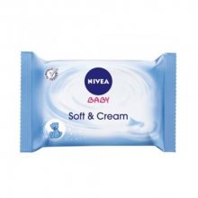 Nivea Čisticí ubrousky Soft & Cream Baby 63 ks