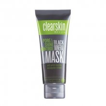 Avon Hluboko čisticí minerální pleťová maska s výtažkem z hamamelu a eukalyptu Clearskin (Black Mineral Mask) 75 ml - SLEVA - poškozený obal