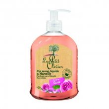 Le Petit Olivier Přírodní tekuté mýdlo s olivovým olejem Růže (Pure Liquid Soap) 300 ml