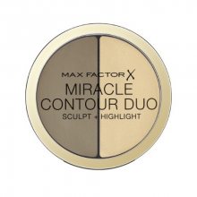 Max Factor Krémový bronzer a rozjasňovač Miracle Contour Duo (Sculpt + Highlight) 8 g Light/Medium