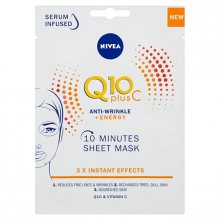 Nivea Textilní 10 minutová maska Q10 Plus C (10 Minutes Sheet Mask) 1 ks